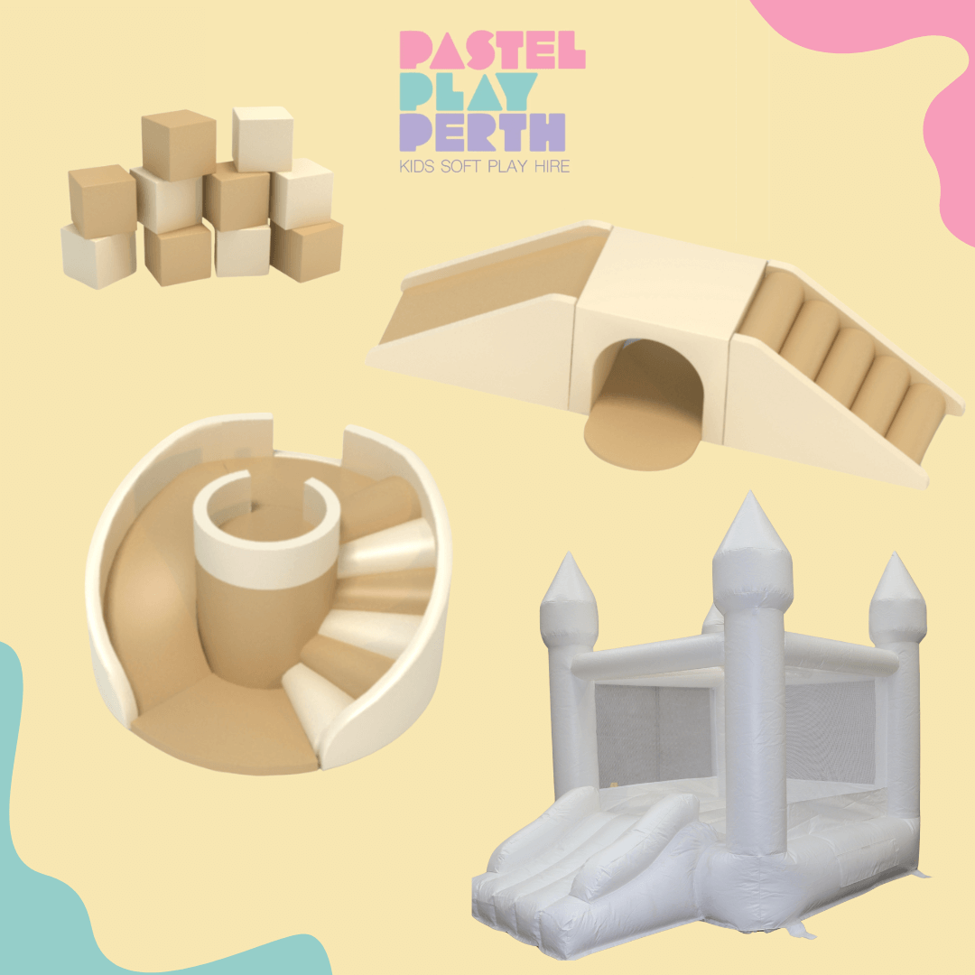 Desert Hues Soft Play & Mini Bouncy Castle Package