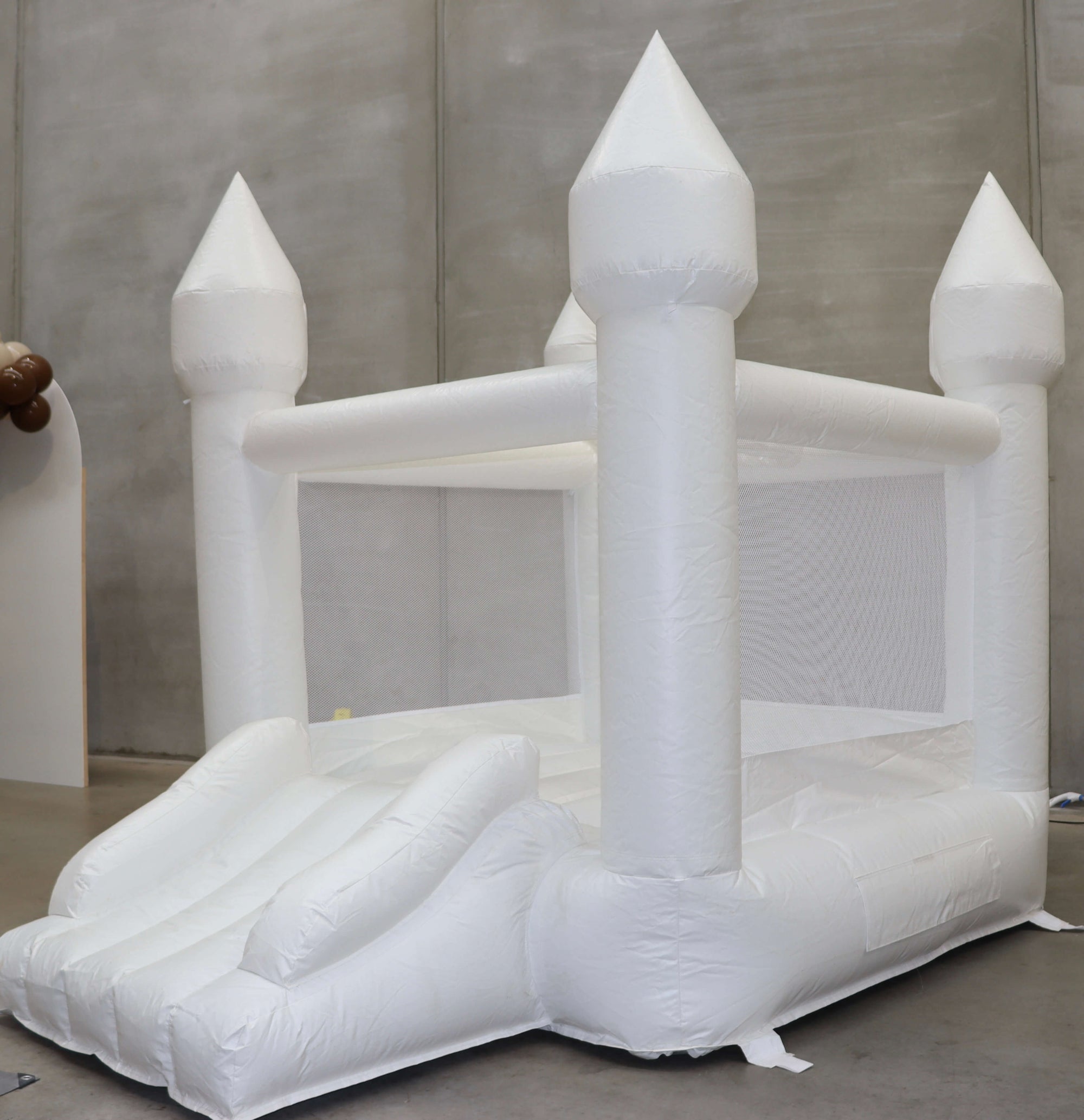 Mini White Bouncy Castle