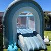 Mini Denim Rainbow Bouncy Castle