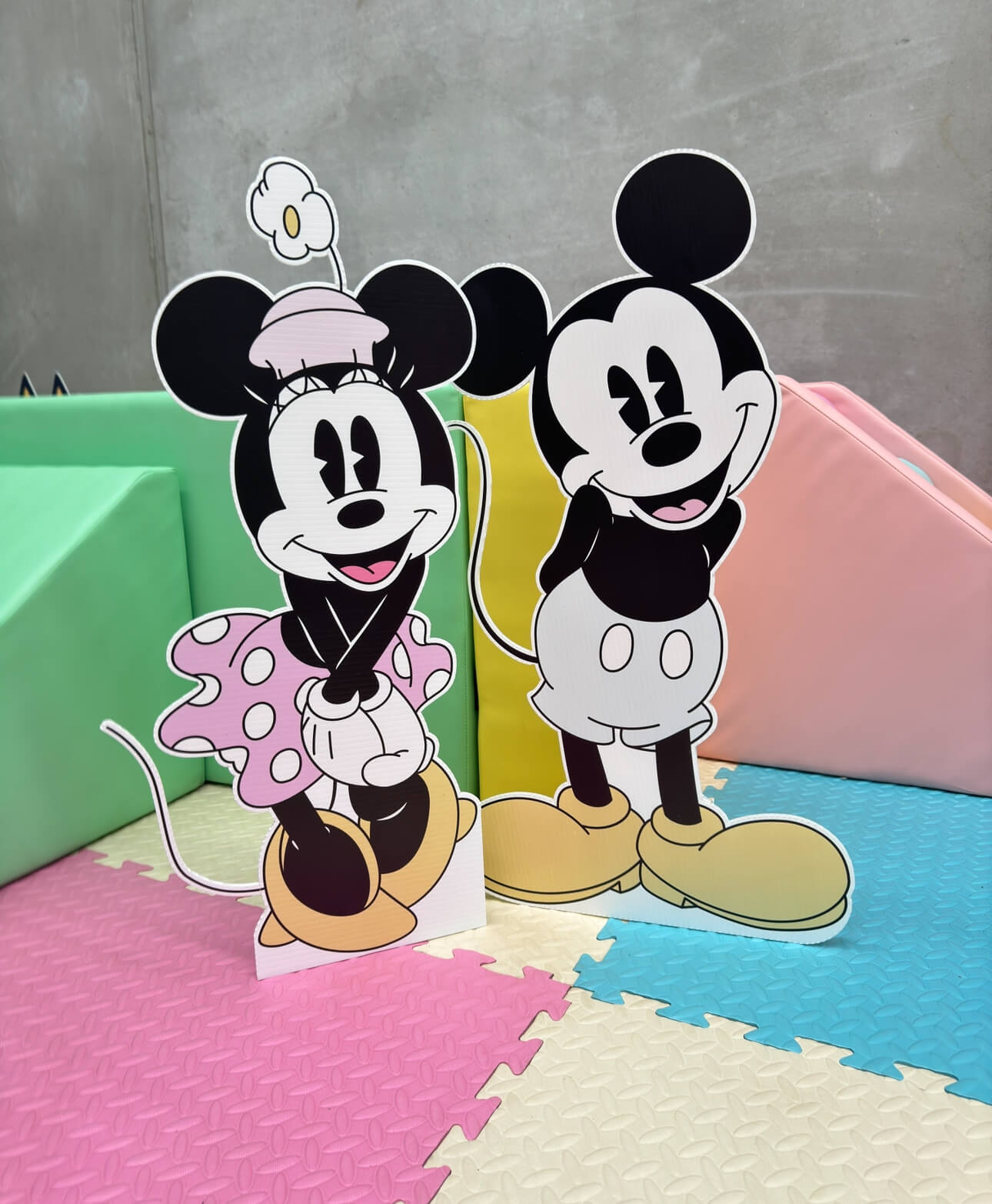 Mickey and Minnie Standees