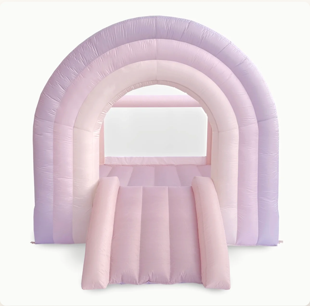 Mini Blush Rainbow Bouncy Castle